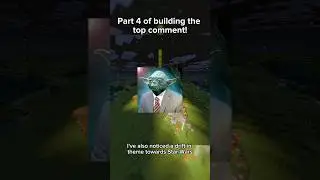 Part 4 of building the top comment!💪🙏 #minecraft #gaming #ytshorts #minecraftyoutube #starwars