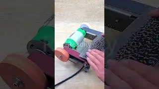 Mini Belt Sander Electric Belt-Sander Polishing-Grinding Sharpener DIY Power Sanding Machine