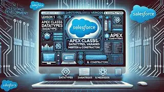 Salesforce Development | Lesson 1 | Apex Classes, Datatypes, Variables, Methods & Constructor