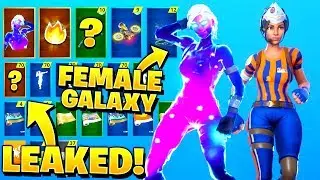 *NEW* Upcoming/Leaked Fortnite Skins..!! *FEMALE GALAXY* (EVIL CUDDLE TEAM LEADER)