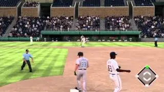 MLB 15: The Show - Schorling Literally Misses a Home Run by an Inch (Road To The Show)