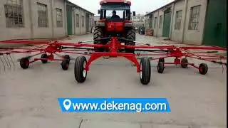 china factory reasonable price horizontal rotary rake