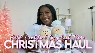 Gingerbread Candy Land Pastel Christmas Decor Haul