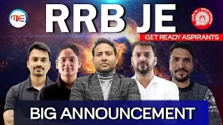RRB JE 2024 | Big Announcement for All RRB JE 2024 Aspirants  | RRB JE 2024 by Make it Easy Team