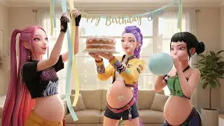 Kpop Music Demon Hunters Songs: NOW YOU SEE ME (MV) | Kpop Demon Hunters PREGNANT Version 🎂🎁