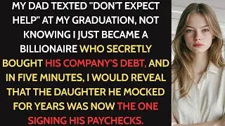 At Graduation, Dad Texted 