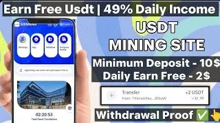 new usdt investment site | new usdt earning site | make money online | 2024 best earning site 💵💸