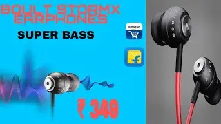 BOULT STORMX EARPHONES BEST BASS EARPHONES UNDER 500 | #BOULT | UNBELEIVABLE PRICE | #SUPERBASS | ##