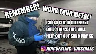 HOW TO POLISH ALUMINUM WHEELS.... ALUMINUM SANDING AND POLISHING
