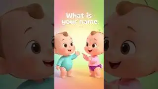 What Is Your Name? | Kids Learning Rhyme 🎵 | Hello Hello | #babylearning #whatisyourname #cartoon