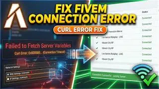 How to Fix FiveM Failed to Fetch Server Variables Error (2026) — Quick & Easy