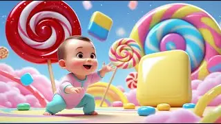 Shapes Song in Candy World | Learn Shapes with Fun Animation | Nursery Rhymes and Baby Learning