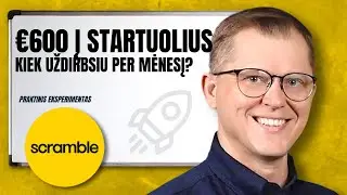 Kiek pinigų gaunu kas mėnesį investuodamas per Scramble?