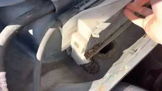 Saab 9-3 cabin filter replacement tutorial DIY