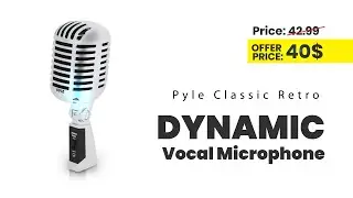 Unlock Your Voice: Pyle Classic Retro Dynamic Vocal Microphone Review!