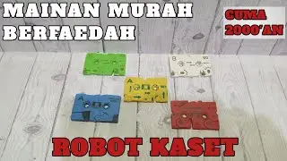 MAINAN ANAK ROBOT KASET MURAH BERFAEDAH