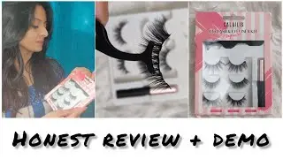Calailis magnetic 🧲 eyelashes Review + live demo, worth or not| Viral eyelashes video by Prashish