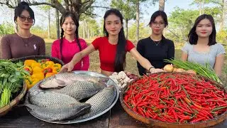 Amazing cooking deep fried fish with chili recipe