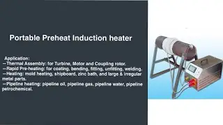 Portable Pipeline construction Soft induction coil weld preheat heater
