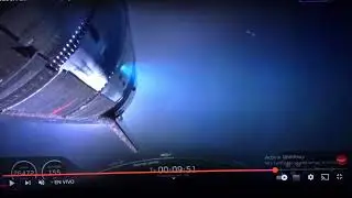 (3142) - 27/05/25 - OVNI VELOZ DETR&Aacute;S DEL STARSHIP DE SPACEX EN EL ESPACIO