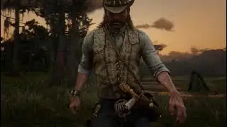 You can fast travel on foot with the camp upgrade - RDR2