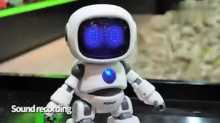2025 Novelty 2.4G remote projection robot programming robots LED light toys
