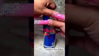 Cranberry Rose Redbull #asmr #drink #asmrvideo #coffee #redbull #redbullenergy #icedcoffee