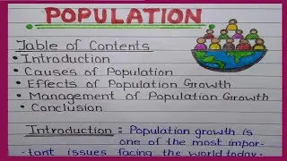 Population essay || essay on population problem || essay on population || population growth essay ||