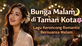 Bunga Malam di Taman Kota 🌙🌸 | Lagu Keroncong Romantis Bernuansa Malam