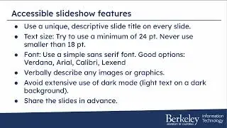 How to create an accessible Google Slides presentation