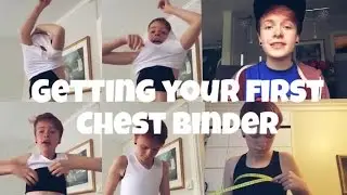 Getting a chest binder | Putting it on, where to get it, how to measure