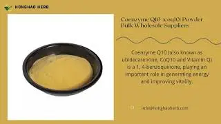 Coenzyme Q10 Powder Bulk Wholesale Suppliers.  Coq10 Powder Suppliers and Manufacturers.