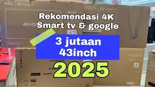 43-дюймовый Smart TV и рекомендации Google TV 2025 по цене 3 миллиона индонезийских рупий ‼️