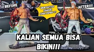 TUTORIALS!!! CUSTOM REPAINT BLOODY BATTLE DAMAGE [ONE PIECE ACTION FIGURE]
