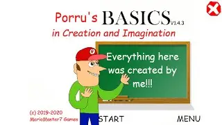 My 9th Baldi's Basics Mod - Porru's Basics in Creation and Imagination V2