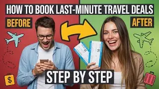 How to Book Last-Minute Travel Deals Successfully - Step by Step