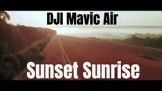 sunset and sunrise on the south downs