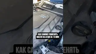 Замена масла на #Audi с электронным щупом #авто #automobile