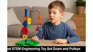 ⚙️ Игрушки Engino STEM, шкивы и приводы для строительства | Лучший набор игрушек Stem Engineering...