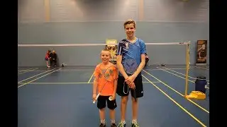 Mansen Sulka BS U15 Aapo Puhakka vs. Sampo Huhtanen 🏸 Badminton - Sulkapallo
