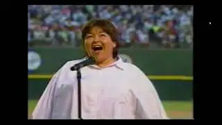Roseanne Conner National Anthem 25th July 1990, Astros at Padres