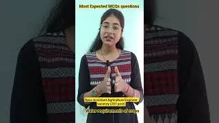 most expected questions RPSC assistant agriculture engineer vacancy 2025 || Complete course