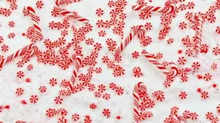 How to Make Crushed Candy Cane Slime (White Glue Slushie Texture from Momo Slimes)