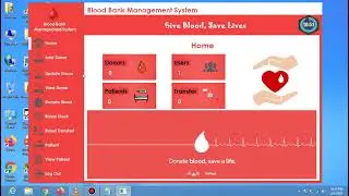 Blood Bank Management System in (C#, MS SQL Server) with Source Code