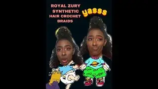 Beginner | Half Up Half Down Crochet Hairstyle | Roya; Zury Synthetic Hair