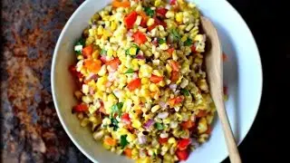 Grilled Sweet Corn Salsa
