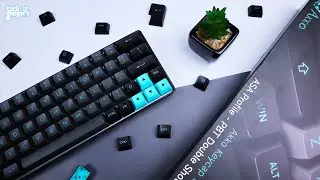 Самый полный? | Akko Keycaps Set Black and Cyan ASA Profile (Обзор)