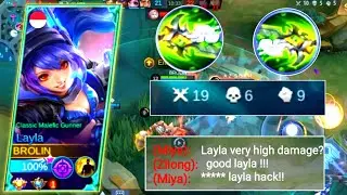 Layla One Hit High Damage - Layla Build Lifesteal ~ MLBB