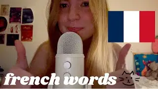 french words ASMR 🇫🇷 looots of clicky whispers