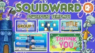 SQUIDWARD TENTACLES TEMPLATE 🧽🍍🌊| FREE POWERPOINT THEME | 10 SLIDES | TUTORIAL | ELLA BLANCO BAJADO